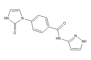 Image of 4-(2-keto-4-imidazolin-1-yl)-N-(1H-pyrazol-3-yl)benzamide