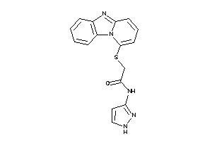 N-(1H-pyrazol-3-yl)-2-(pyrido[1,2-a]benzimidazol-1-ylthio)acetamide