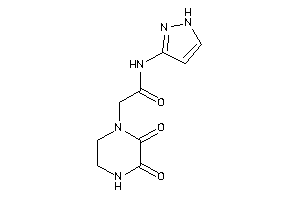 2-(2,3-diketopiperazino)-N-(1H-pyrazol-3-yl)acetamide