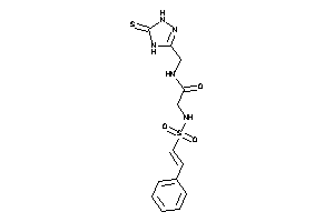 2-(styrylsulfonylamino)-N-[(5-thioxo-1,4-dihydro-1,2,4-triazol-3-yl)methyl]acetamide
