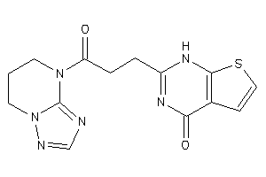 2-[3-(6,7-dihydro-5H-[1,2,4]triazolo[1,5-a]pyrimidin-4-yl)-3-keto-propyl]-1H-thieno[2,3-d]pyrimidin-4-one