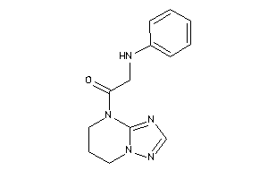 2-anilino-1-(6,7-dihydro-5H-[1,2,4]triazolo[1,5-a]pyrimidin-4-yl)ethanone