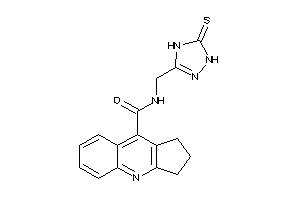 N-[(5-thioxo-1,4-dihydro-1,2,4-triazol-3-yl)methyl]-2,3-dihydro-1H-cyclopenta[b]quinoline-9-carboxamide