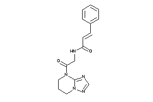 N-[2-(6,7-dihydro-5H-[1,2,4]triazolo[1,5-a]pyrimidin-4-yl)-2-keto-ethyl]-3-phenyl-acrylamide