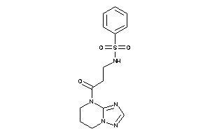 N-[3-(6,7-dihydro-5H-[1,2,4]triazolo[1,5-a]pyrimidin-4-yl)-3-keto-propyl]benzenesulfonamide