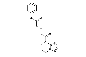 2-[[2-(6,7-dihydro-5H-[1,2,4]triazolo[1,5-a]pyrimidin-4-yl)-2-keto-ethyl]thio]-N-phenyl-acetamide