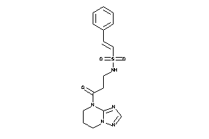 N-[3-(6,7-dihydro-5H-[1,2,4]triazolo[1,5-a]pyrimidin-4-yl)-3-keto-propyl]-2-phenyl-ethenesulfonamide