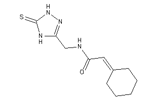 Image of 2-cyclohexylidene-N-[(5-thioxo-1,4-dihydro-1,2,4-triazol-3-yl)methyl]acetamide