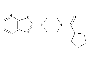 Cyclopentyl-(4-thiazolo[5,4-b]pyridin-2-ylpiperazino)methanone