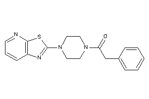 2-phenyl-1-(4-thiazolo[5,4-b]pyridin-2-ylpiperazino)ethanone