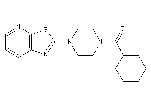 Cyclohexyl-(4-thiazolo[5,4-b]pyridin-2-ylpiperazino)methanone