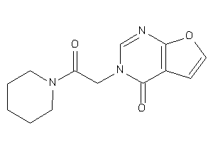 3-(2-keto-2-piperidino-ethyl)furo[2,3-d]pyrimidin-4-one