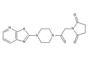 Image of 1-[2-keto-2-(4-thiazolo[5,4-b]pyridin-2-ylpiperazino)ethyl]pyrrolidine-2,5-quinone