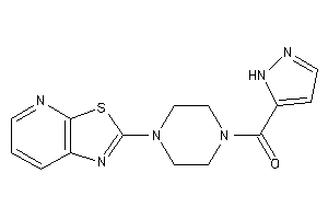 1H-pyrazol-5-yl-(4-thiazolo[5,4-b]pyridin-2-ylpiperazino)methanone