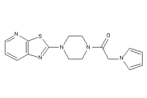 Image of 2-pyrrol-1-yl-1-(4-thiazolo[5,4-b]pyridin-2-ylpiperazino)ethanone
