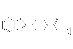 Image of 2-cyclopropyl-1-(4-thiazolo[5,4-b]pyridin-2-ylpiperazino)ethanone