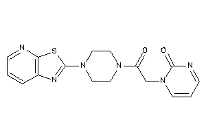 Image of 1-[2-keto-2-(4-thiazolo[5,4-b]pyridin-2-ylpiperazino)ethyl]pyrimidin-2-one