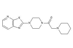 Image of 2-piperidino-1-(4-thiazolo[5,4-b]pyridin-2-ylpiperazino)ethanone