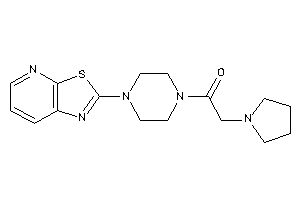 2-pyrrolidino-1-(4-thiazolo[5,4-b]pyridin-2-ylpiperazino)ethanone