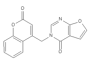 3-[(2-ketochromen-4-yl)methyl]furo[2,3-d]pyrimidin-4-one