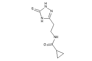Image of N-[2-(5-thioxo-1,4-dihydro-1,2,4-triazol-3-yl)ethyl]cyclopropanecarboxamide