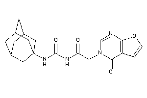 N-(1-adamantylcarbamoyl)-2-(4-ketofuro[2,3-d]pyrimidin-3-yl)acetamide
