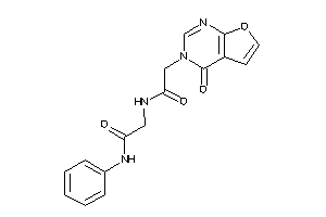 Image of 2-[[2-(4-ketofuro[2,3-d]pyrimidin-3-yl)acetyl]amino]-N-phenyl-acetamide