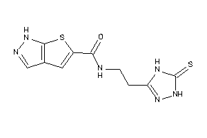 N-[2-(5-thioxo-1,4-dihydro-1,2,4-triazol-3-yl)ethyl]-1H-thieno[2,3-c]pyrazole-5-carboxamide