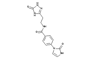 4-(2-keto-4-imidazolin-1-yl)-N-[2-(5-thioxo-1,4-dihydro-1,2,4-triazol-3-yl)ethyl]benzamide