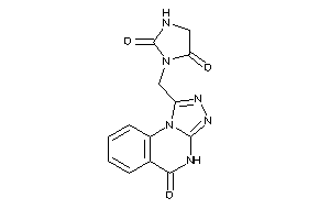 3-[(5-keto-4H-[1,2,4]triazolo[4,3-a]quinazolin-1-yl)methyl]hydantoin