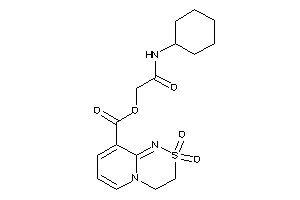 2,2-diketo-3,4-dihydropyrido[2,1-c][1,2,4]thiadiazine-9-carboxylic Acid [2-(cyclohexylamino)-2-keto-ethyl] Ester