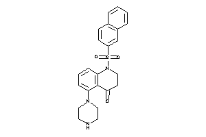 1-(2-naphthylsulfonyl)-5-piperazino-2,3-dihydroquinolin-4-one