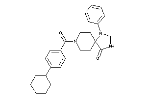 8-(4-cyclohexylbenzoyl)-1-phenyl-1,3,8-triazaspiro[4.5]decan-4-one