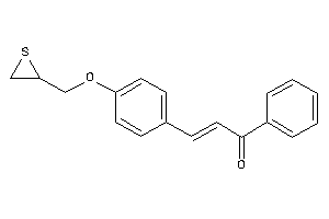 1-phenyl-3-[4-(thiiran-2-ylmethoxy)phenyl]prop-2-en-1-one