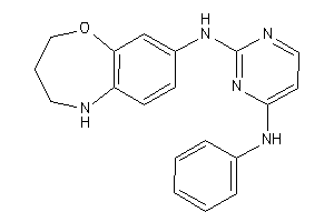 (4-anilinopyrimidin-2-yl)-(2,3,4,5-tetrahydro-1,5-benzoxazepin-8-yl)amine