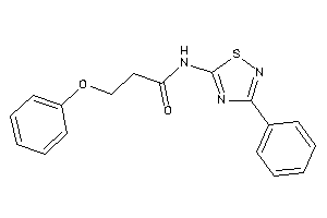 Image of 3-phenoxy-N-(3-phenyl-1,2,4-thiadiazol-5-yl)propionamide