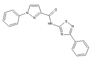 1-phenyl-N-(3-phenyl-1,2,4-thiadiazol-5-yl)pyrazole-3-carboxamide