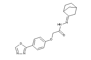 N-(norbornan-2-ylideneamino)-2-[4-(1,3,4-oxadiazol-2-yl)phenoxy]acetamide