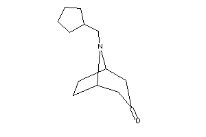 Image of 8-(cyclopentylmethyl)-8-azabicyclo[3.2.1]octan-3-one