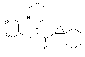 Image of N-[(2-piperazino-3-pyridyl)methyl]spiro[2.5]octane-2-carboxamide