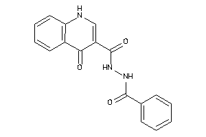 Image of N'-benzoyl-4-keto-1H-quinoline-3-carbohydrazide
