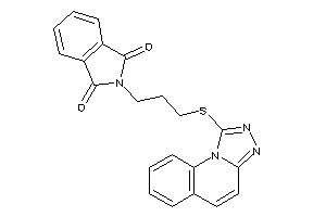Image of 2-[3-([1,2,4]triazolo[4,3-a]quinolin-1-ylthio)propyl]isoindoline-1,3-quinone