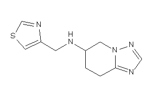 5,6,7,8-tetrahydro-[1,2,4]triazolo[1,5-a]pyridin-6-yl(thiazol-4-ylmethyl)amine