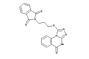 2-[3-[(5-keto-4H-[1,2,4]triazolo[4,3-a]quinazolin-1-yl)thio]propyl]isoindoline-1,3-quinone