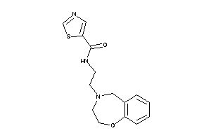 N-[2-(3,5-dihydro-2H-1,4-benzoxazepin-4-yl)ethyl]thiazole-5-carboxamide