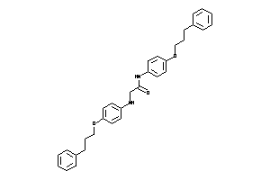 2-[4-(3-phenylpropoxy)anilino]-N-[4-(3-phenylpropoxy)phenyl]acetamide