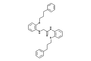 2-[2-(3-phenylpropoxy)anilino]-N-[2-(3-phenylpropoxy)phenyl]acetamide