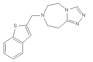 7-(benzothiophen-2-ylmethyl)-5,6,8,9-tetrahydro-[1,2,4]triazolo[3,4-g][1,4]diazepine