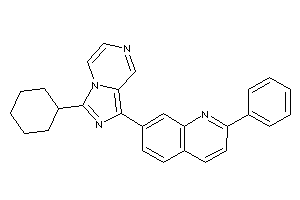 7-(3-cyclohexylimidazo[1,5-a]pyrazin-1-yl)-2-phenyl-quinoline