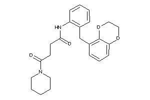 N-[2-(2,3-dihydro-1,4-benzodioxin-5-ylmethyl)phenyl]-4-keto-4-piperidino-butyramide